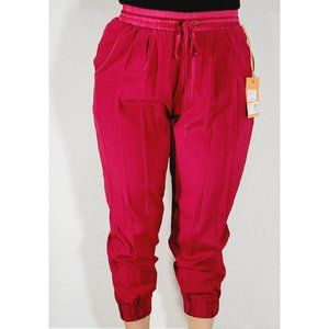 Ramy Brook Crop Jogger Pants Women's Chili XS Drawstring New